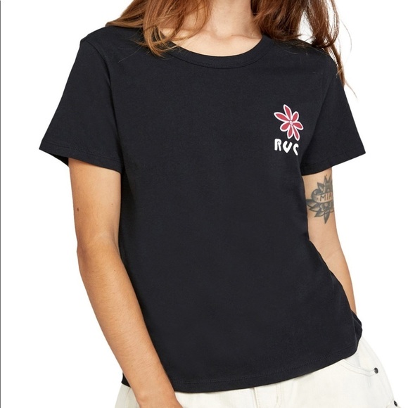 Throwback Short Sleeve Tee AVJZT00271 | RVCA Size S - Picture 1 of 4